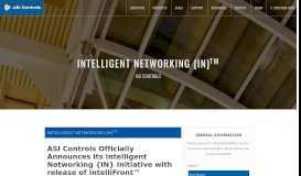 
							         Intelligent Networking {IN}TM - ASI Controls								  
							    