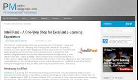
							         IntelliPaat – A One-Stop Shop for Excellent e-Learning Experience								  
							    