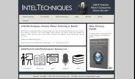 
							         IntelTechniques.com | OSINT & Privacy Services by Michael Bazzell ...								  
							    