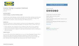 
							         Inter IKEA Group Interior Design co-worker (fulltime) | SmartRecruiters								  
							    