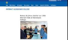 
							         Interact Glendowie College | District 9920								  
							    