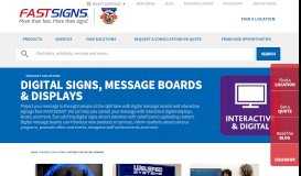 
							         Interactive & Digital Signs, Displays, Mobile - FASTSIGNS								  
							    