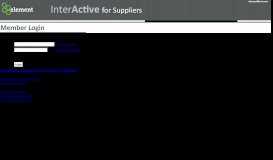 
							         Interactive for Suppliers Login								  
							    