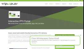 
							         Interactive IPTV Portal - Interactive Hotel TV - Interactive IPTV								  
							    
