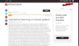 
							         Interactive learning in school system | SciTech | GMA News Online								  
							    