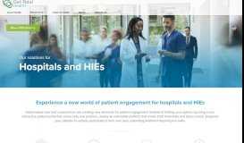 
							         Interactive Patient Portal for Hospitals and HIEs - Get Real Health								  
							    