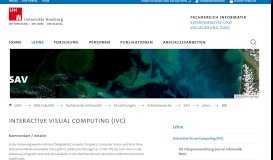 
							         Interactive Visual Computing (IVC) : Lehre : Universität Hamburg								  
							    