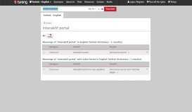 
							         interaktif portal - Turkish English Dictionary - Tureng								  
							    