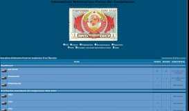 
							         Interaktives Briefmarken-Portal der Sowjetunion | Index								  
							    