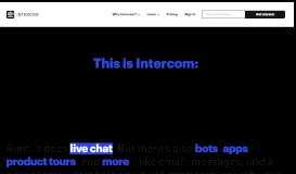 
							         Intercom: Customer Messaging Platform								  
							    