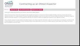 
							         Interest form | Ofsted - Inspector Interest								  
							    