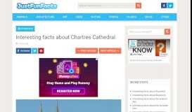 
							         Interesting facts about Chartres Cathedral | Just Fun Facts								  
							    