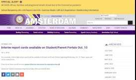 
							         Interim report cards available on Student/Parent Portals Oct. 10 | The ...								  
							    
