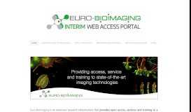 
							         INTERIM WEB ACCESS PORTAL - Euro Bioimaging Interim Web ...								  
							    