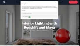 
							         Interior Lighting with Redshift and Maya - Jesus FC								  
							    