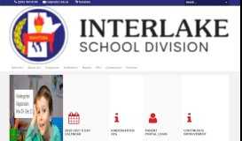 
							         Interlake School Division | Preparing Today's Learner for Tomorrow								  
							    