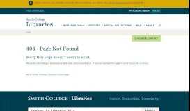 
							         Interlibrary Loan | Smith College Libraries								  
							    