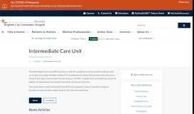 
							         Intermediate Care Unit | Brigham City Community Hospital | Brigham ...								  
							    