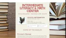 
							         INTERMEDIATE LITERACY & MATH CENTER | Smore Newsletters								  
							    