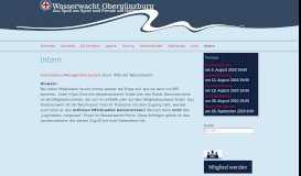 
							         Intern | Wasserwacht Obergünzburg								  
							    