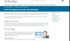 
							         Internal Employee Career Development - UCSD Jobs - UC San Diego								  
							    