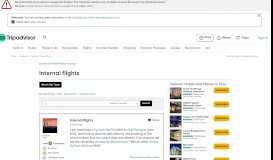
							         Internal flights - Vietnam Message Board - TripAdvisor								  
							    