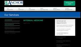 
							         Internal Medicine - Anchor Medical								  
							    