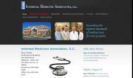 
							         Internal Medicine Associates								  
							    
