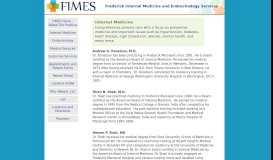 
							         Internal Medicine Doctors: FIMES - Frederick Internal Medicine								  
							    