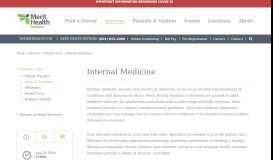 
							         Internal Medicine - Merit Health Madison								  
							    