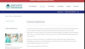 
							         Internal Medicine - Northwest Allied Physician Group								  
							    