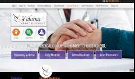 
							         Internal Medicine - Paloma Medical Group								  
							    