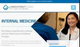 
							         Internal Medicine Physicians, Doctors, Internists - Longstreet Clinic								  
							    