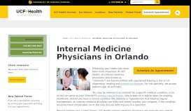 
							         Internal Medicine | UCF Health |Doctors in Orlando, Lake Nona								  
							    