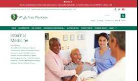 
							         Internal Medicine – Wright State Physicians								  
							    