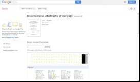 
							         International Abstracts of Surgery								  
							    