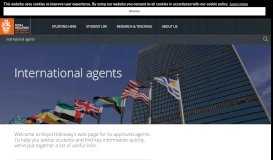 
							         International agents - Royal Holloway								  
							    