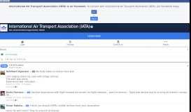
							         International Air Transport Association (IATA) - Home | Facebook								  
							    