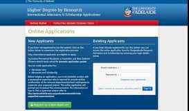 
							         International Applications - Higher Degree by Research International ...								  
							    
