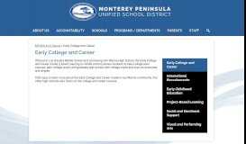 
							         International Baccalaureate - Monterey Peninsula Unified School District								  
							    