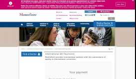 
							         International Bill Payments - Montefiore Medical Center								  
							    