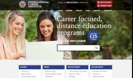 
							         International Career Institute: Distance Education								  
							    