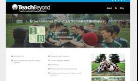 
							         International Christian School of Budapest - TeachBeyond Opportunity ...								  
							    