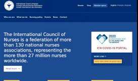 
							         International Council of Nurses | ICN - International Council of Nurses								  
							    