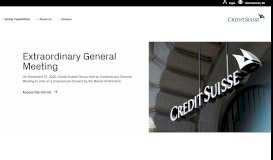 
							         International - Credit Suisse								  
							    