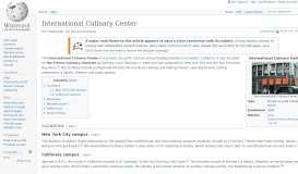 
							         International Culinary Center - Wikipedia								  
							    