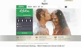 
							         International dating - Find love with us | EliteSingles								  
							    