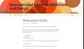 
							         International Game Architecture and Design - Become the next triple-A ...								  
							    