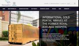 
							         International gold portal arrives at the former Royal Adelaide Hospital ...								  
							    
