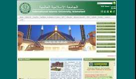 
							         :: International Islamic University, Islamabad :: IIUI								  
							    